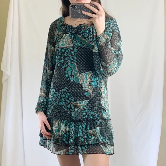 zimmerman yellow dress Zimmermann Zippy Scallop Mini Dress Golden Paisley 2